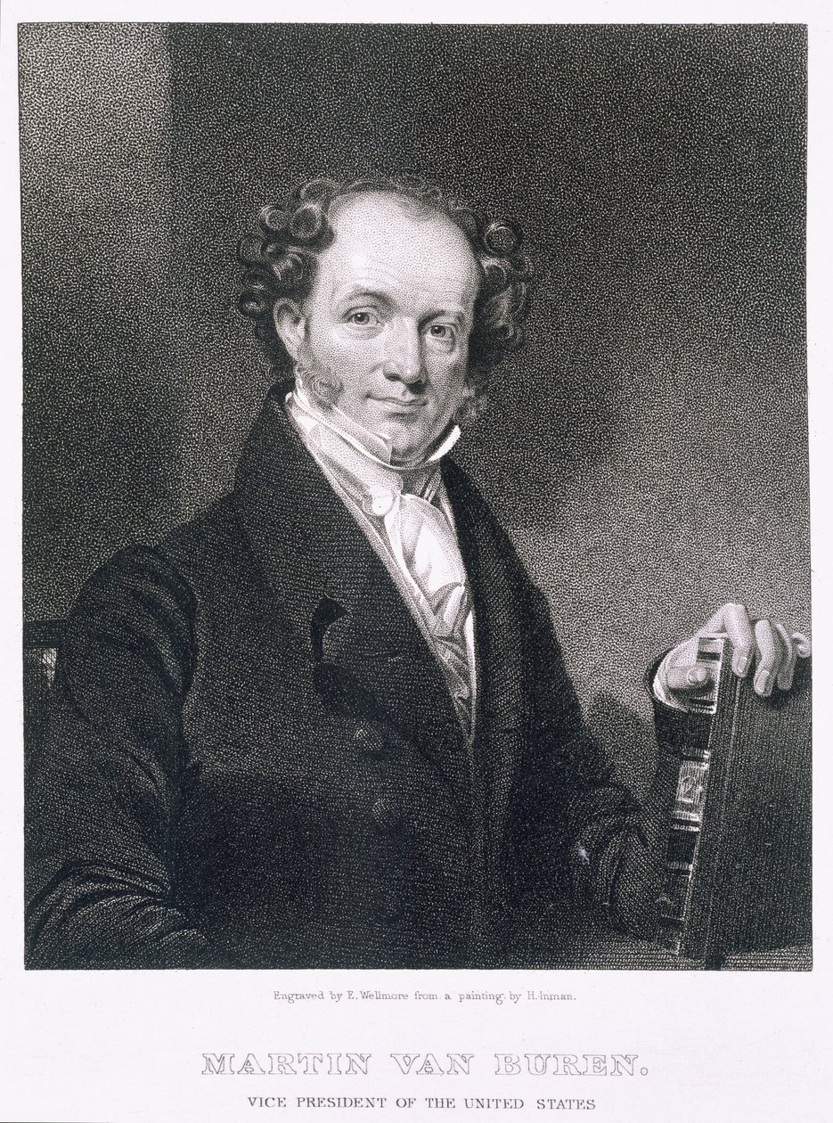 Martin Van Buren, wyryty przez E. Wellmore
