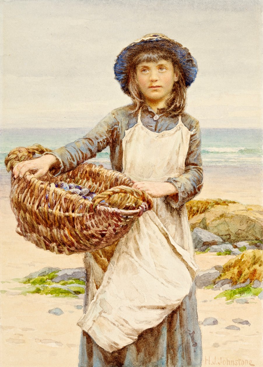 Zbieracz małży autorstwa Henry James Johnstone