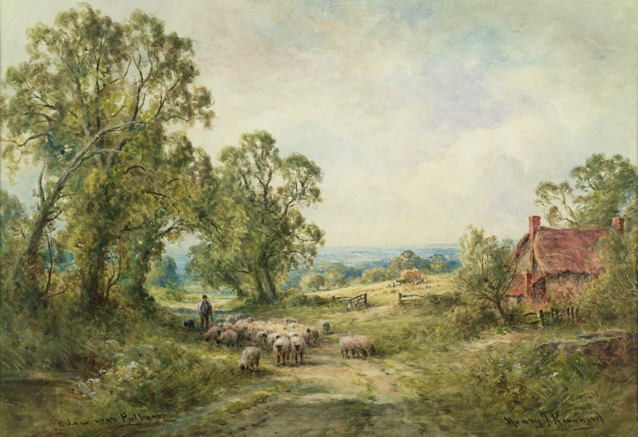 A Lane Near Pulborough autorstwa Henry John Kinnaird
