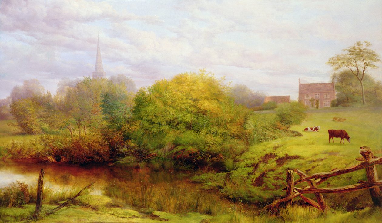 Widok na Bredon autorstwa Henry Key