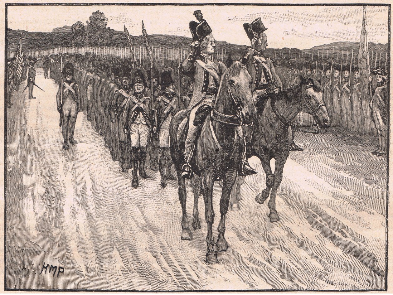 Kapitulacja Lorda Cornwallisa, Yorktown AD 1781 autorstwa Henry Marriott Paget