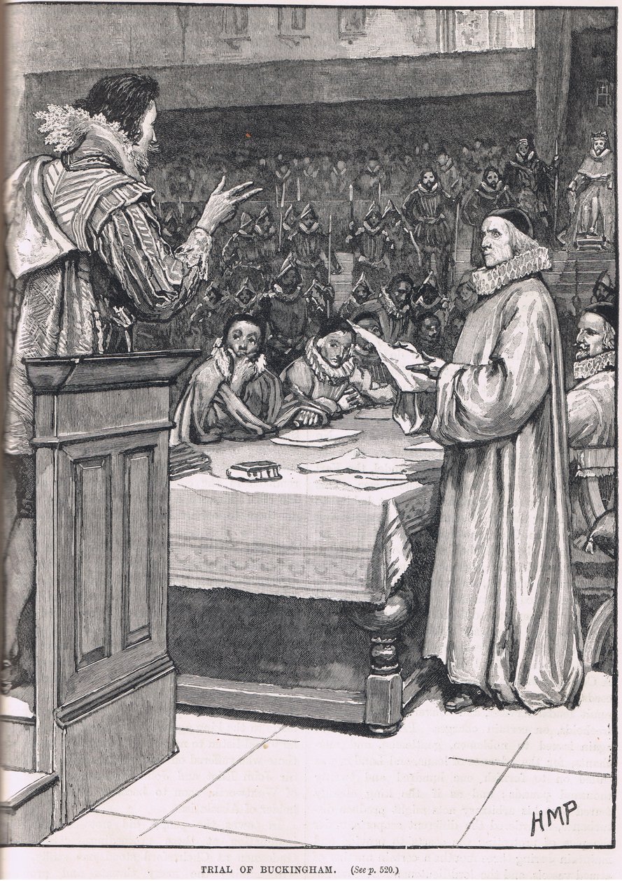 Proces Buckinghama 1626 autorstwa Henry Marriott Paget