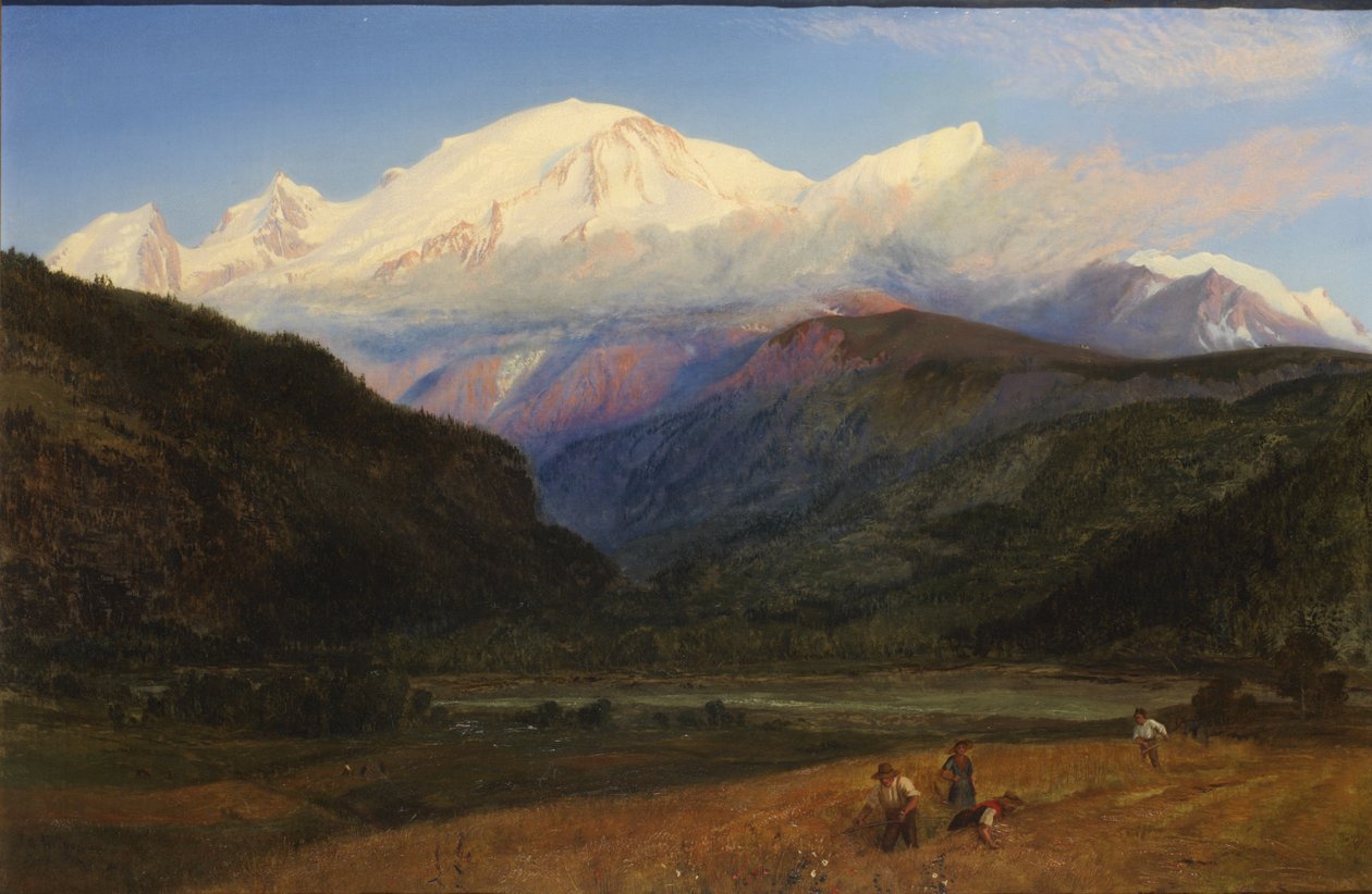 Mont Blanc z Servoz, 1856 autorstwa Henry Moore