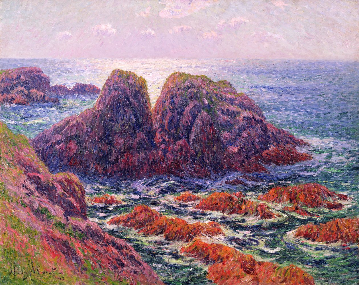 Morze w Finistere, 1899 autorstwa Henry Moret