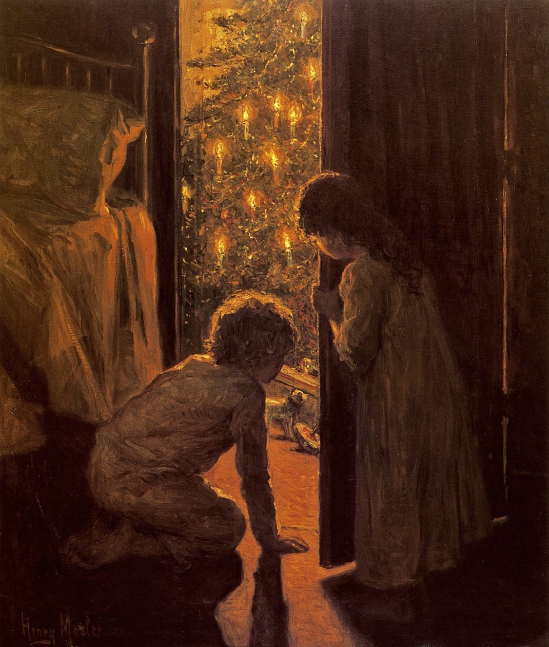 Choinka, ok. 1916 autorstwa Henry Mosler