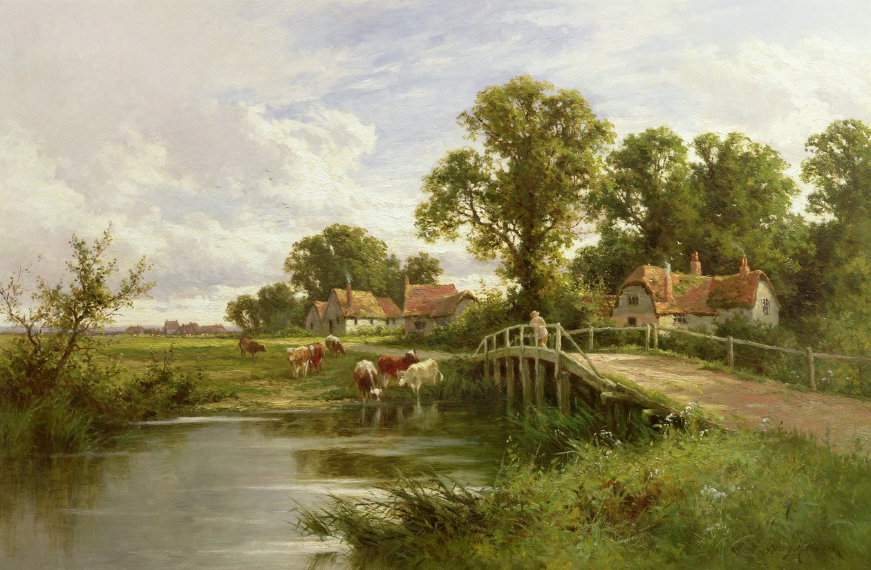 Nad Tamizą w pobliżu Marlow autorstwa Henry Parker