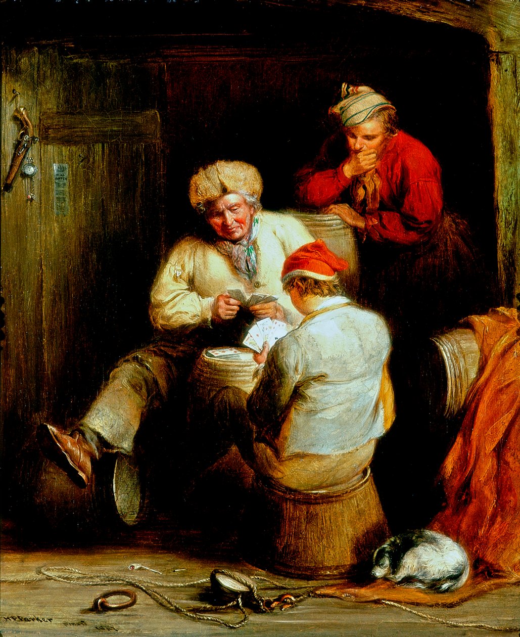 Karty do gry Przemytnicy autorstwa Henry Perlee Parker