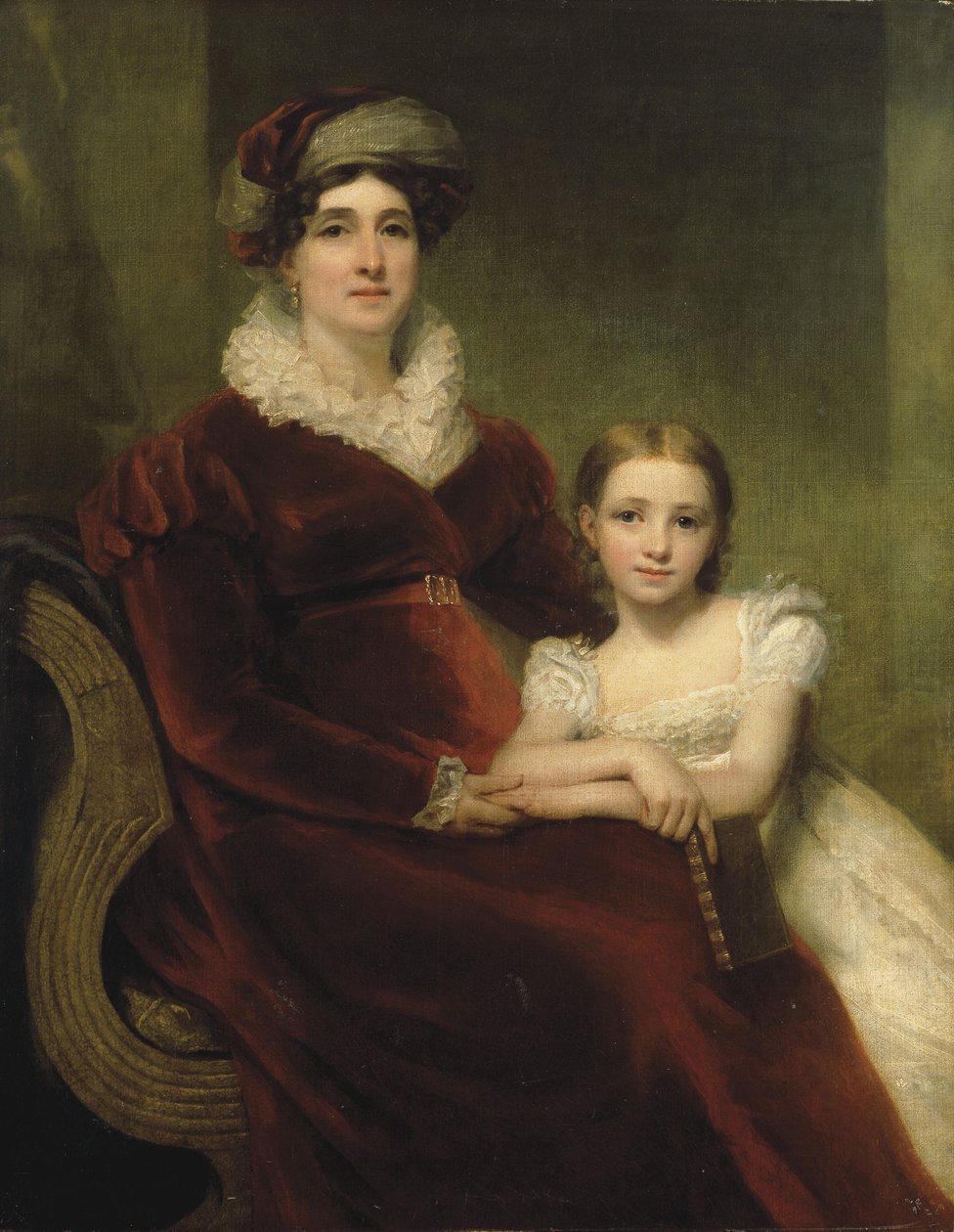 Podwójny portret pani Alexander Allan z wnuczką Matyldą autorstwa Henry Raeburn