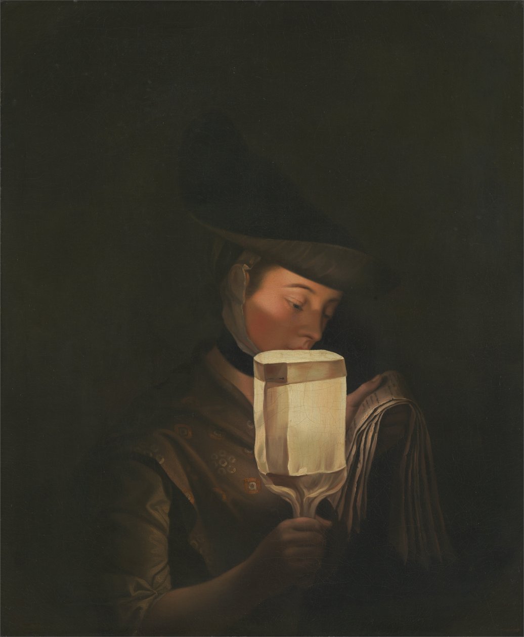 Śpiewaczka ballady autorstwa Henry Robert Morland