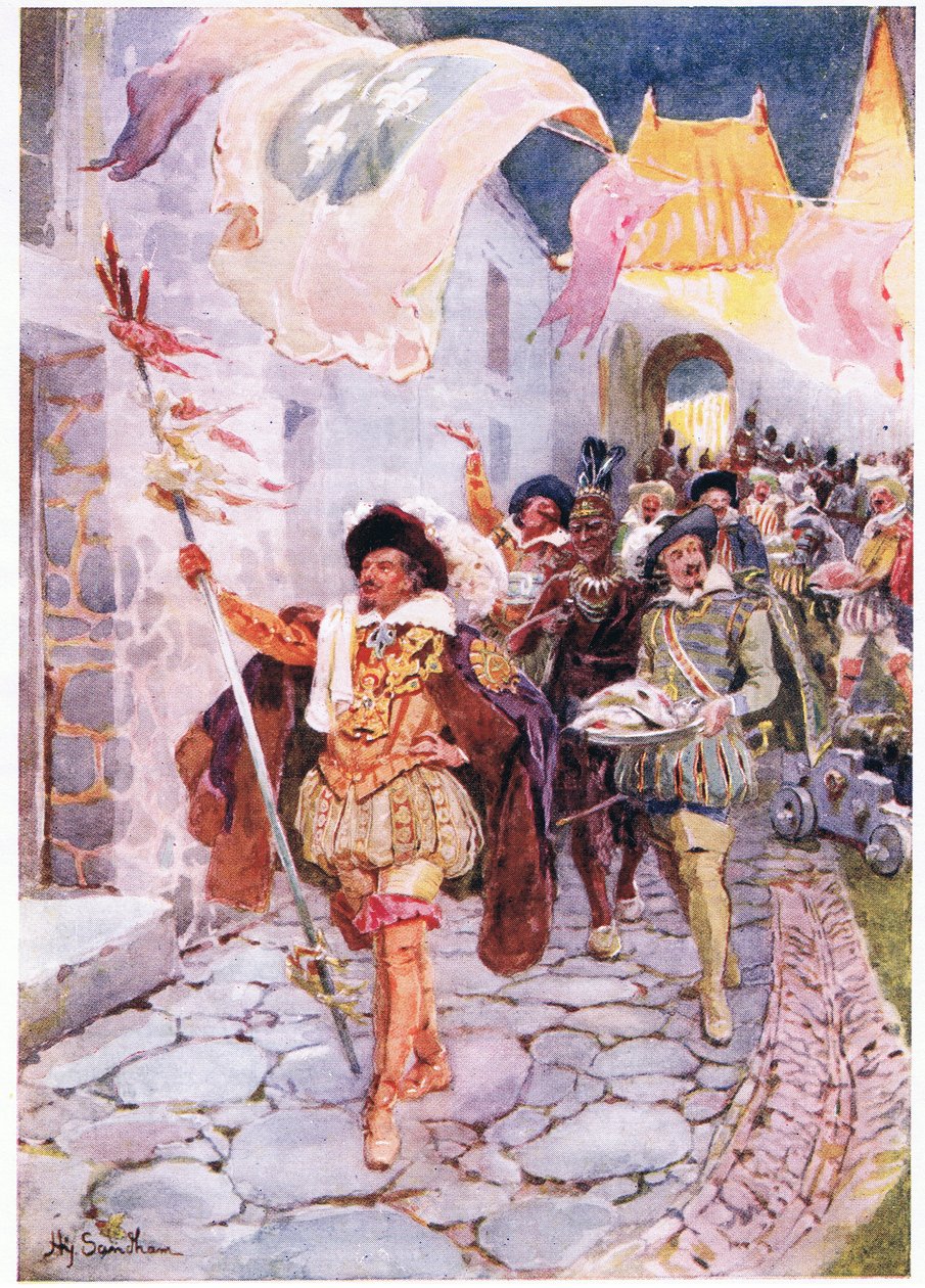 Order Dobrych Czasów 1606, ok. 1920 autorstwa Henry Sandham