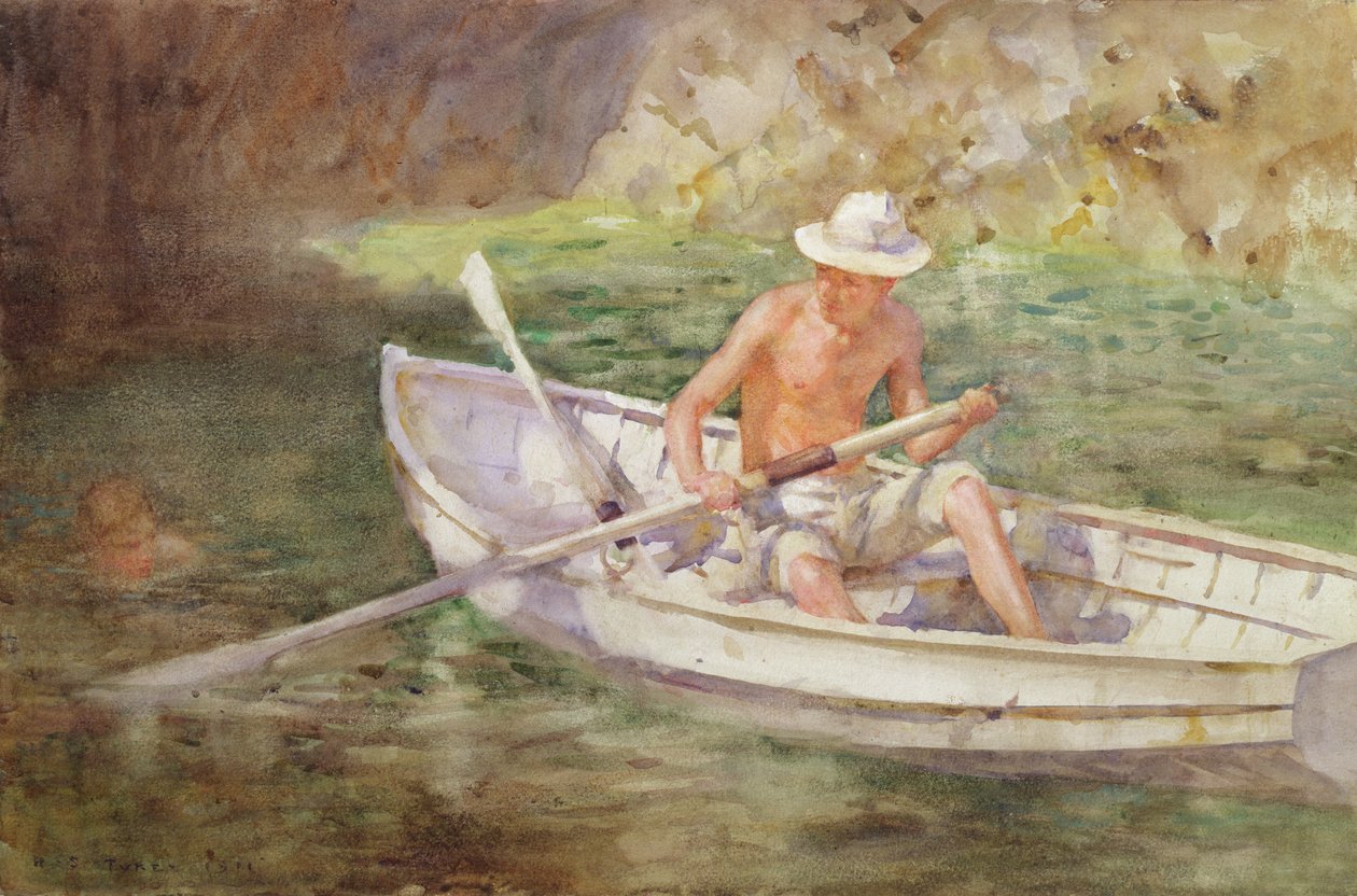 Zielone Wody, 1911 autorstwa Henry Scott Tuke