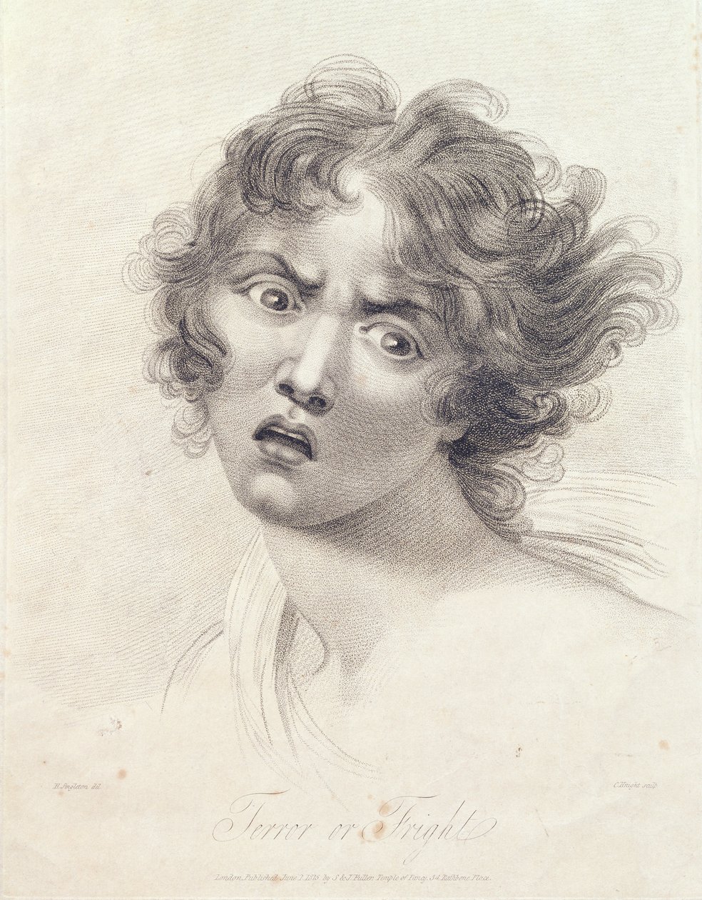 Terror lub przerażenie, 1815 autorstwa Henry Singleton