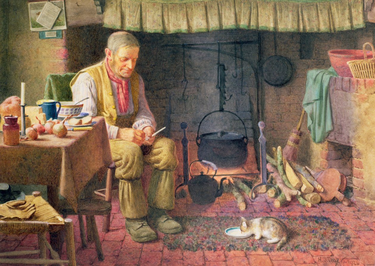 Przy kominku autorstwa Henry Spernon Tozer