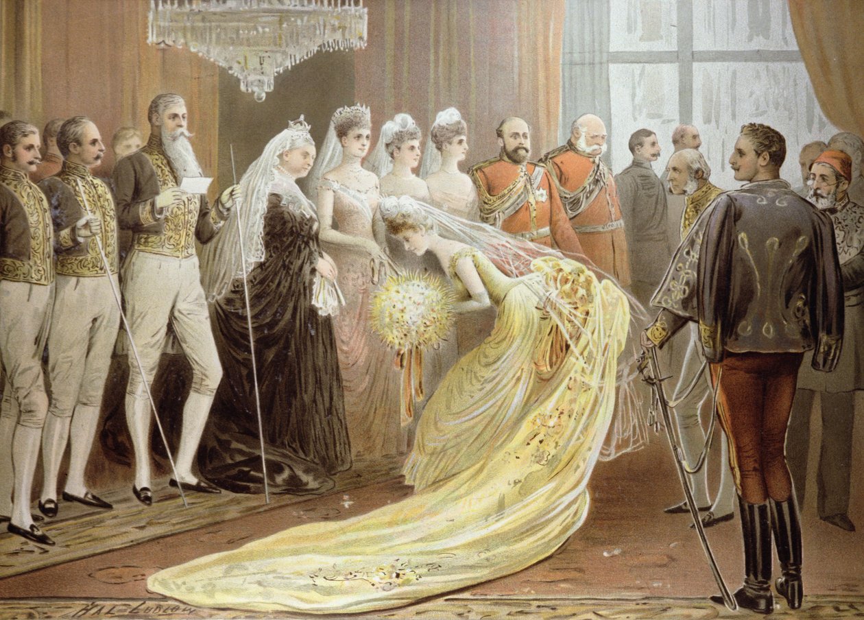 Salon Jubileuszowy, z „The Illustrated London News”, 21 maja 1887 r. autorstwa Henry Stephen Ludlow