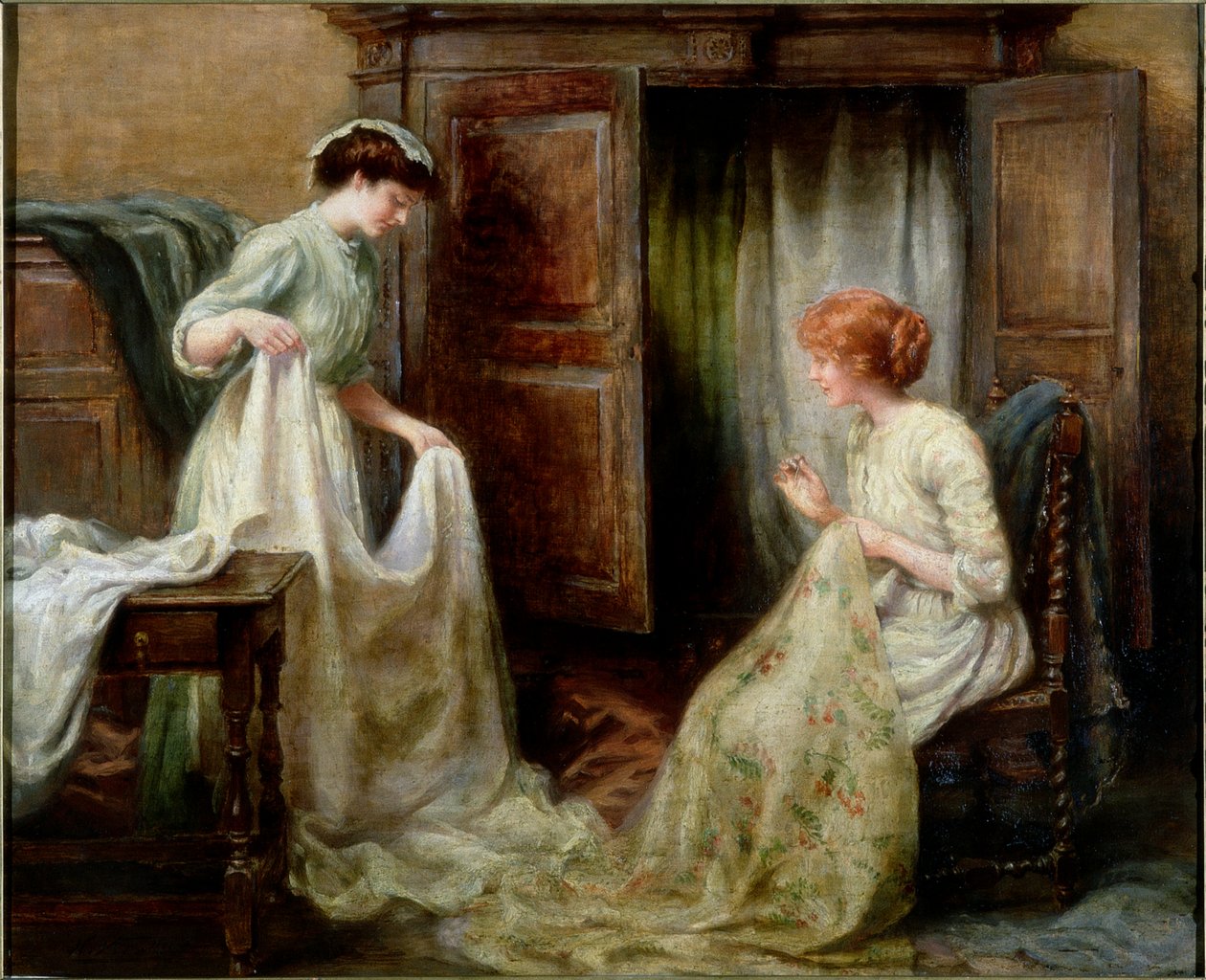 Kredens na bieliznę, ok. 1900 autorstwa Henry Straker