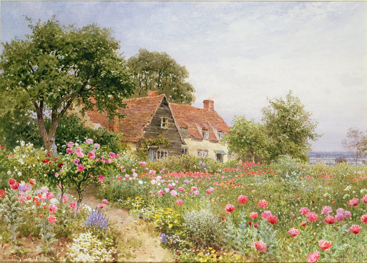Duma chałupnika - ogródek przydomowy autorstwa Henry Sutton Palmer