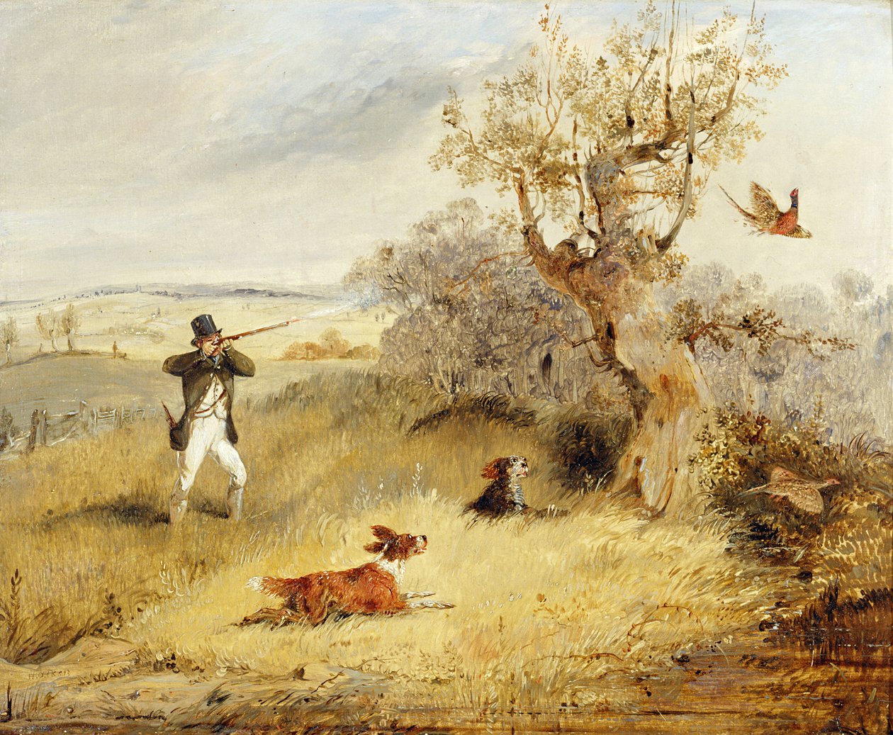 Pheasant Shooting poli autorstwa Henry Thomas Alken