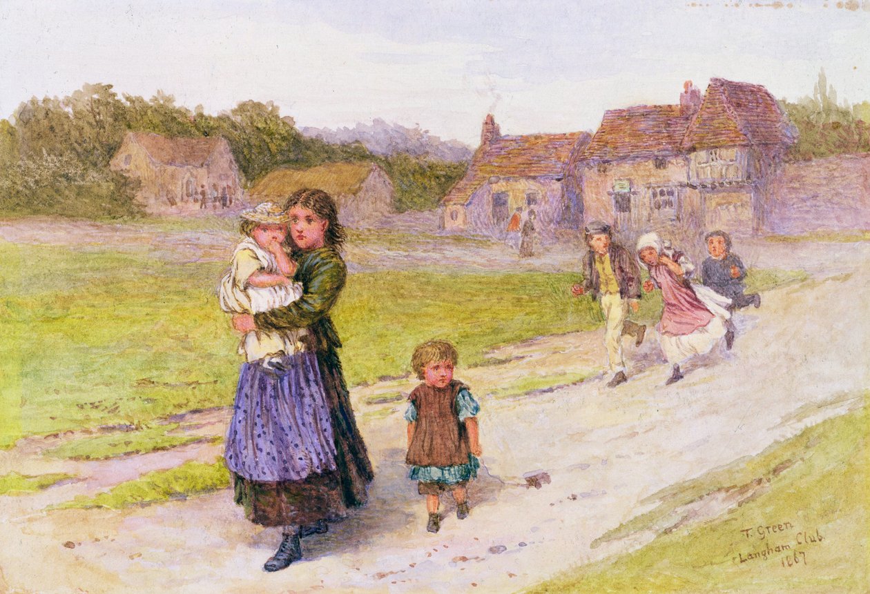 له ښوونځي وروسته، په 1867 کې پولي autorstwa Henry Towneley Green