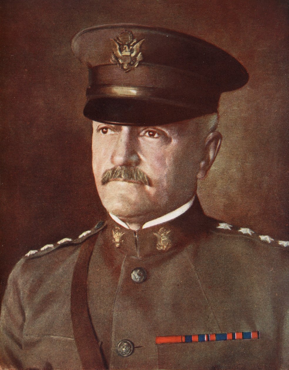 Generał John Joseph Pershing, 1914-19 autorstwa Henry Walter Barnett