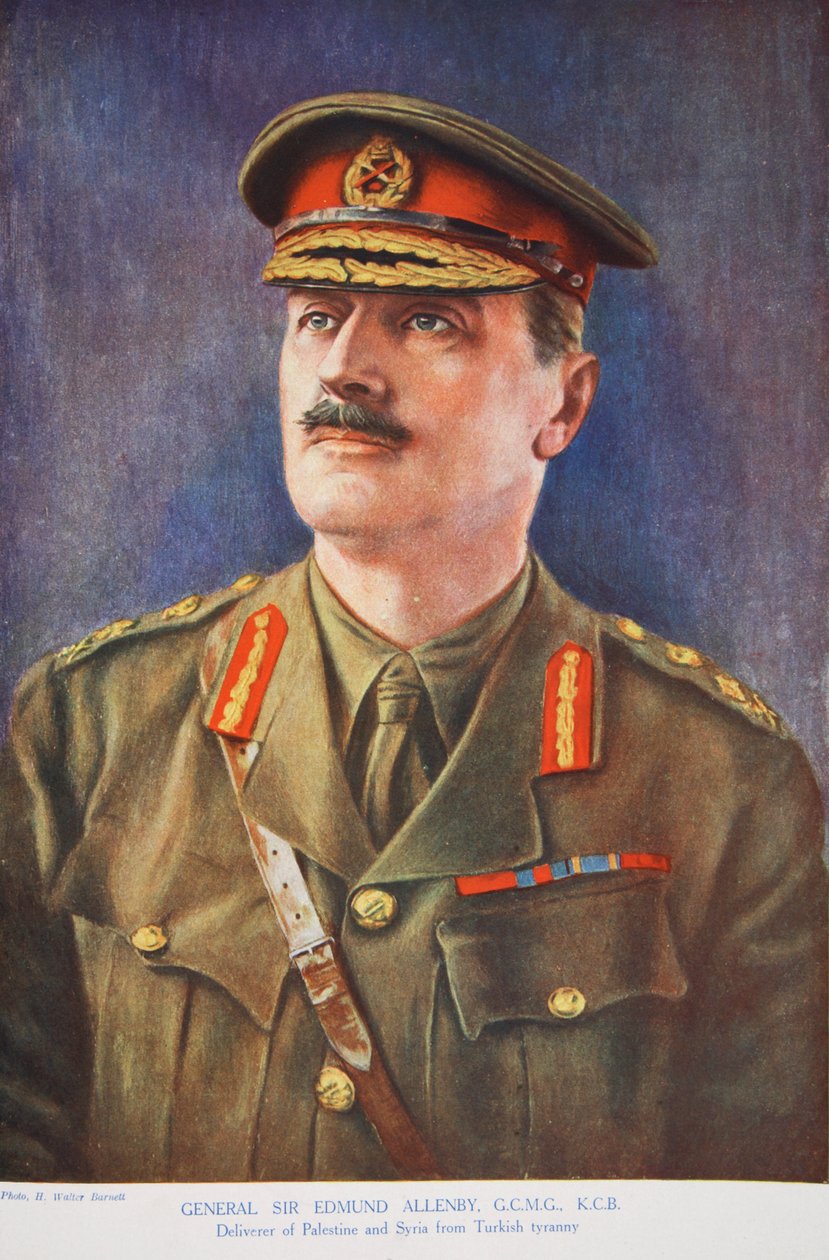 Generał Sir Edmund Allenby, 1914-19 autorstwa Henry Walter Barnett