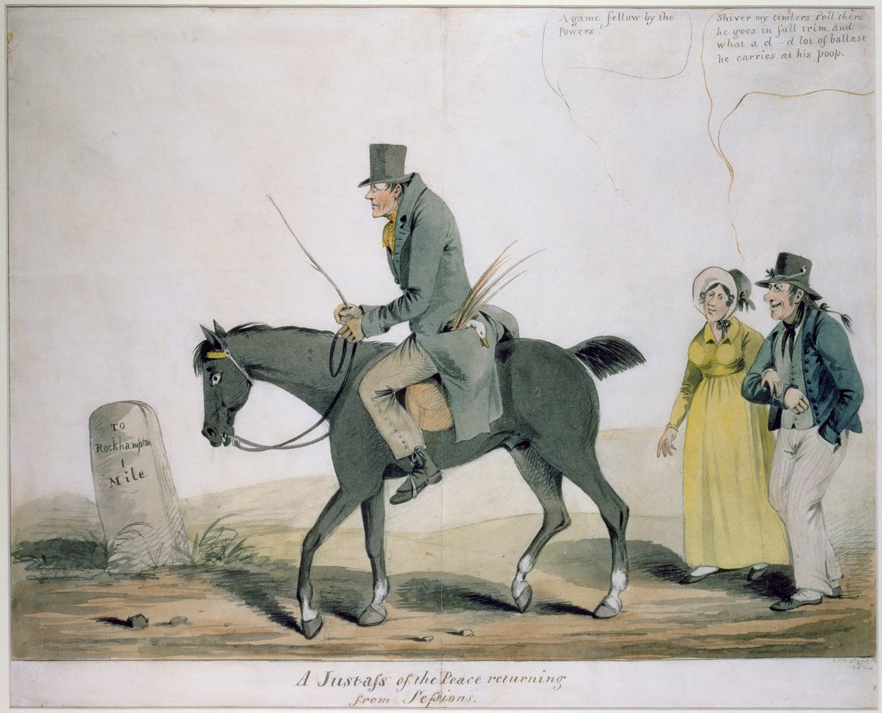 Justas Pokoju powracający z sesji autorstwa Henry William Bunbury