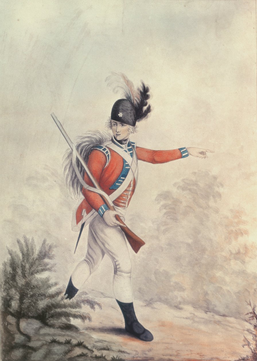 Lekki piechur, obraz do ryciny Soiron wydanej przez Thomasa Macklina, 20 lipca 1791 r. autorstwa Henry William Bunbury