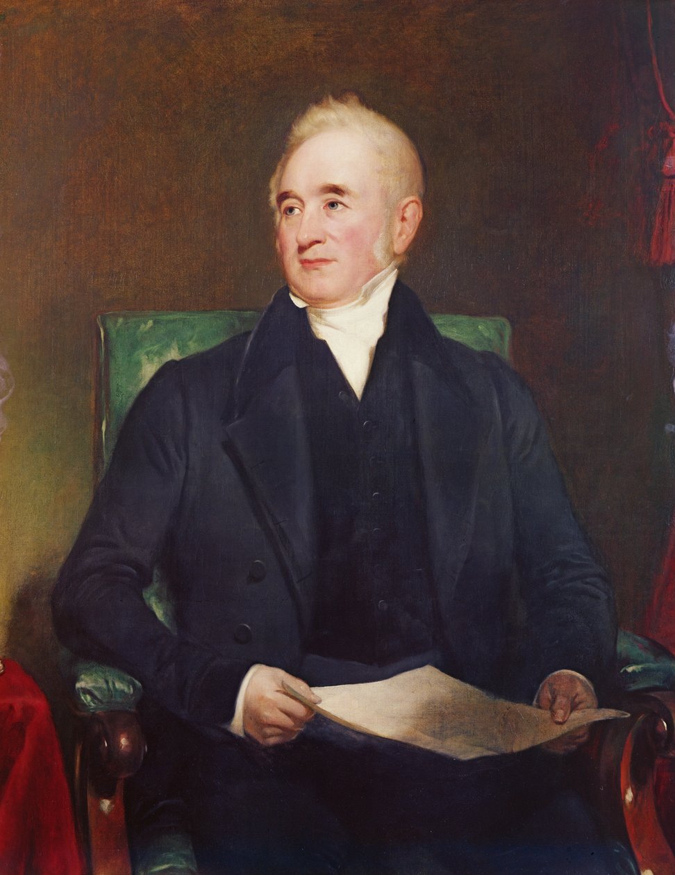 George Stephenson, ok.1845 autorstwa Henry William Pickersgill