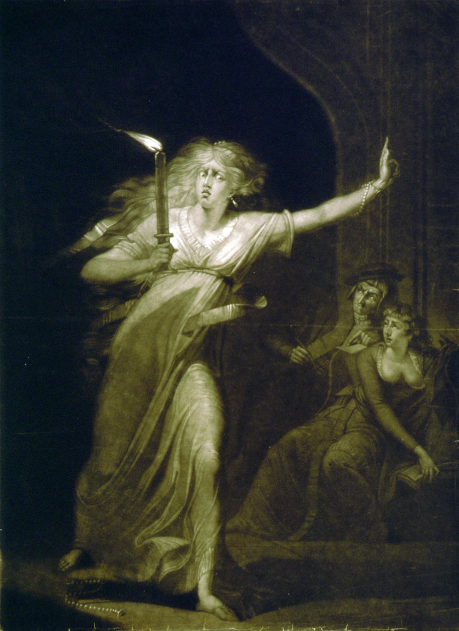 Lady Makbet, Akt, 5 scena pierwsza, więc czas tego nie robić. namalowany według H. Fuseli autorstwa Henry (1741 1825) (after) Fuseli