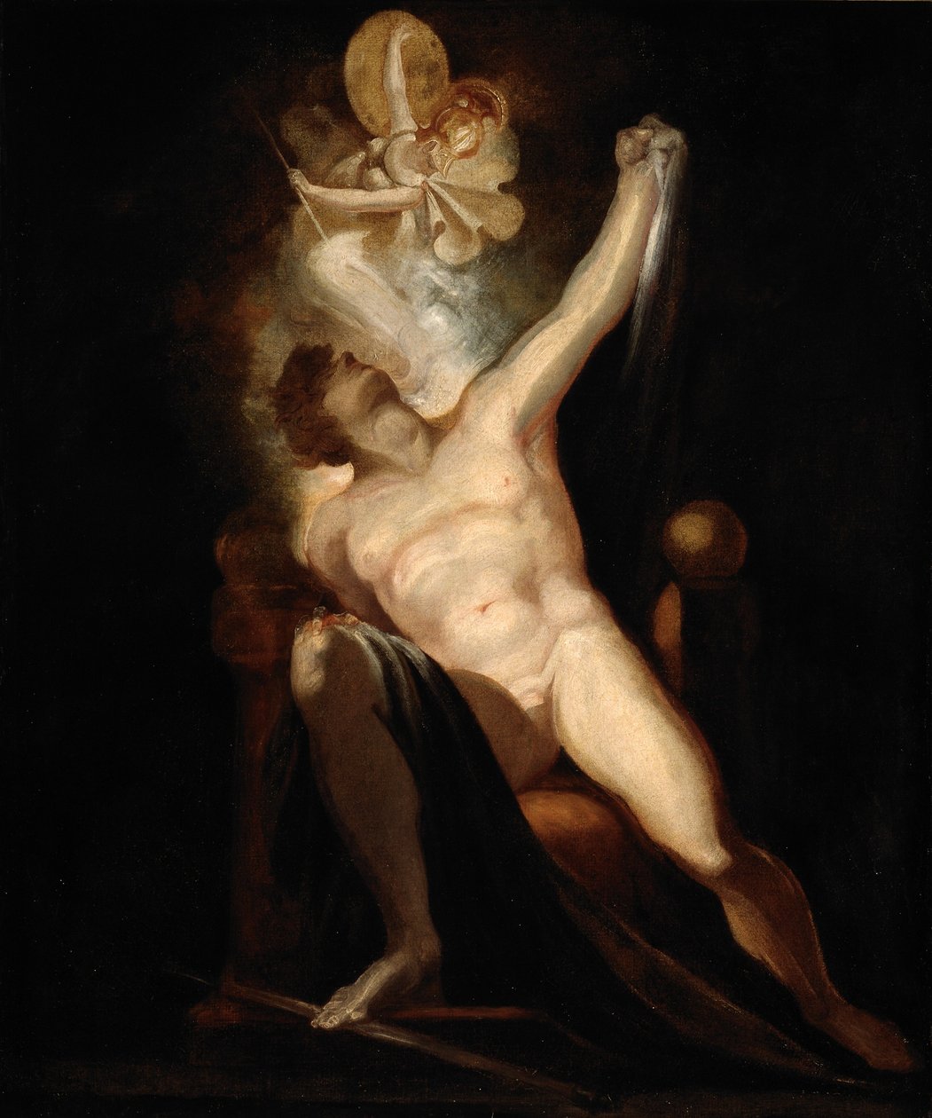 Raj utracony Johna Miltona, Szatan i narodziny grzechu (Księga II, 746-758), Obraz nr. 6 z Galerii Milton autorstwa Henry  Fuseli