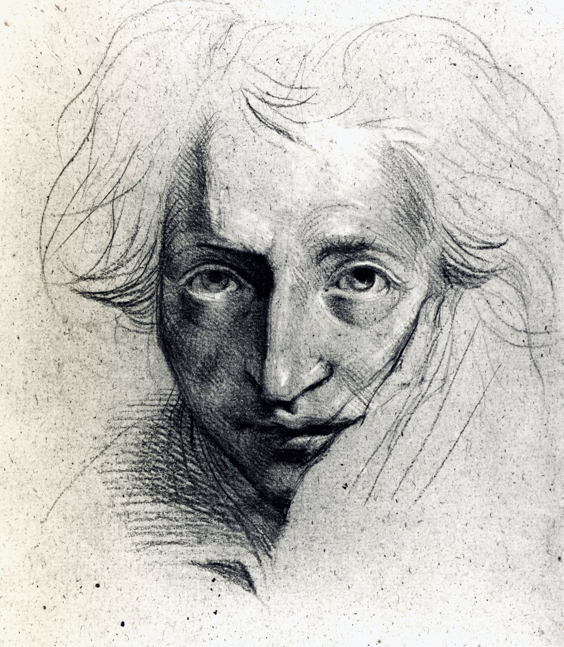Studiuj na autoportret autorstwa Johann Heinrich Füssli