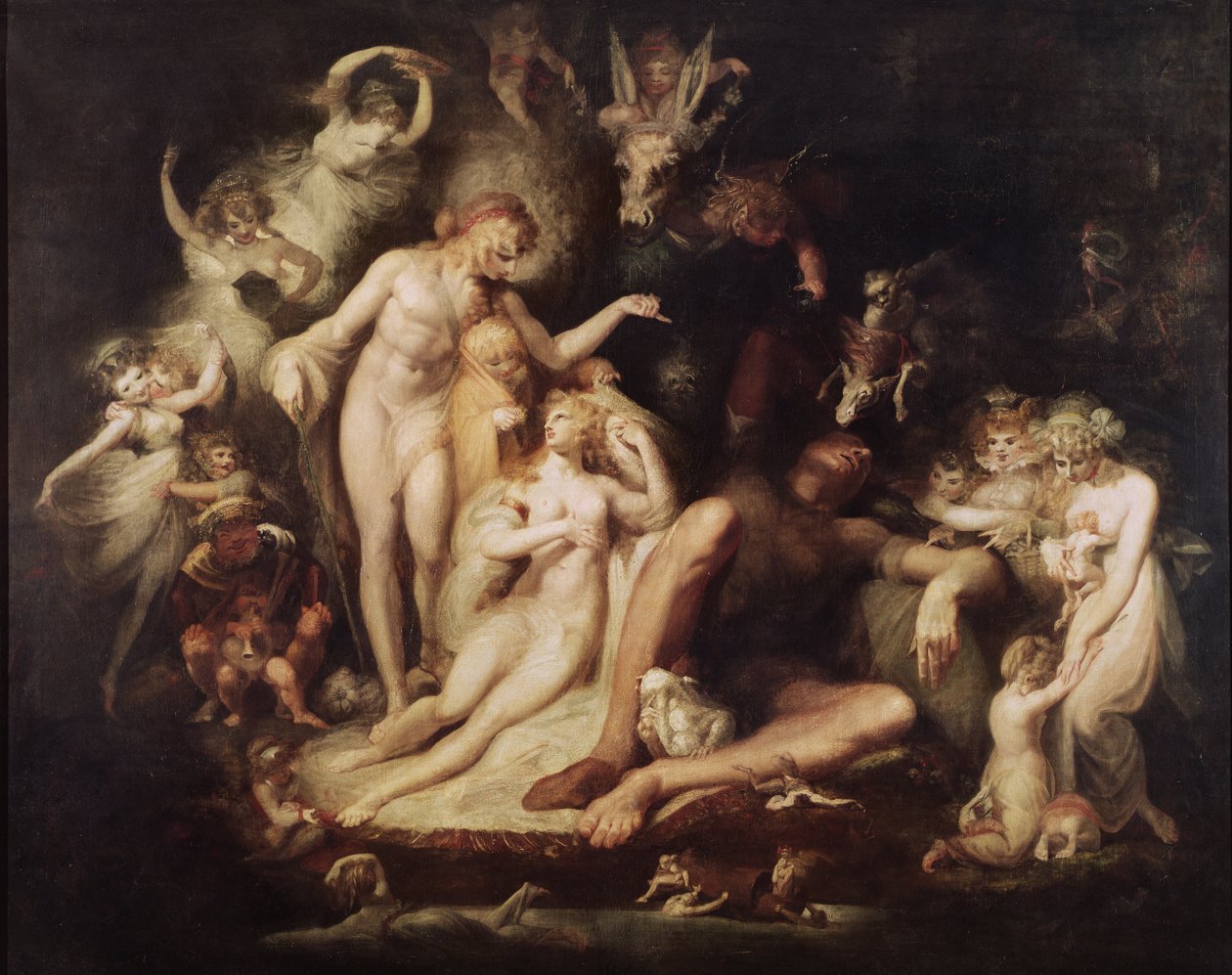 Przebudzenie Titanii autorstwa Johann Heinrich Füssli