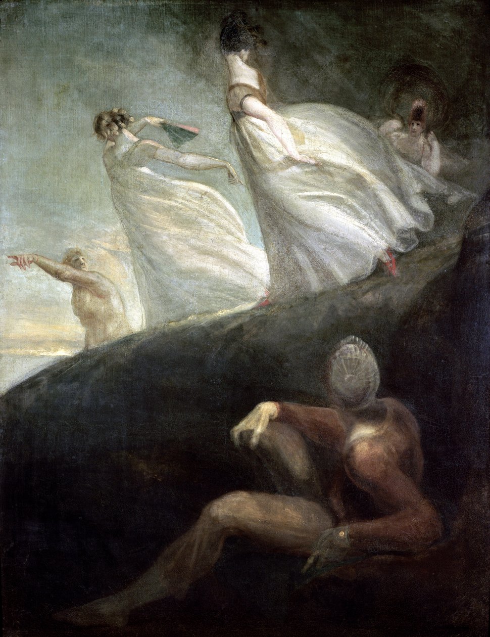 Kobiety z Hastings (olej na płótnie) autorstwa Henry (1741-1825) Fuseli
