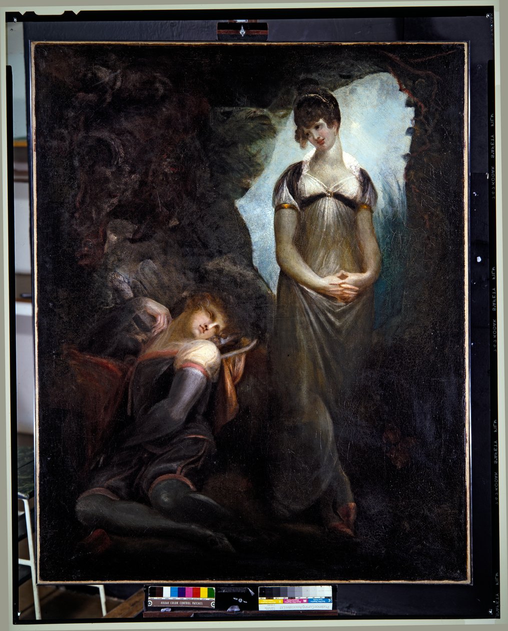 Młody Milton, ok. 1796-99 (olej na płótnie) autorstwa Henry (1741 1825) Fuseli