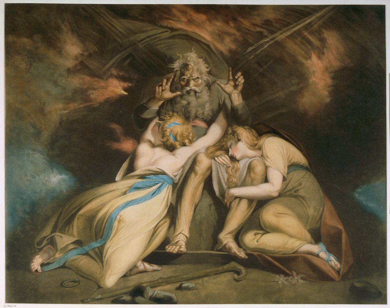 Austria, Wiedeń, obraz Śmierć Edypa autorstwa Henry  Fuseli