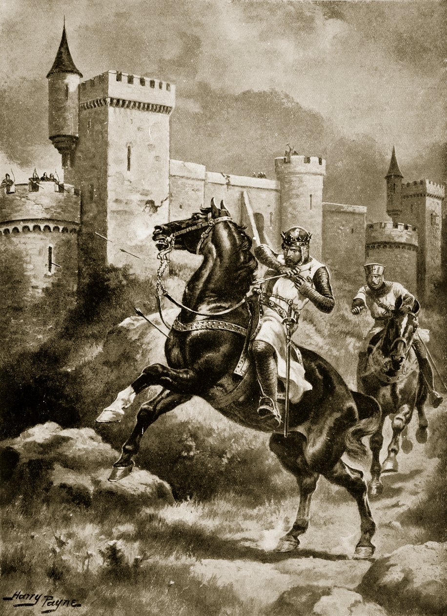 Oblężenie Chaluz, ilustracja z „Hutchinson