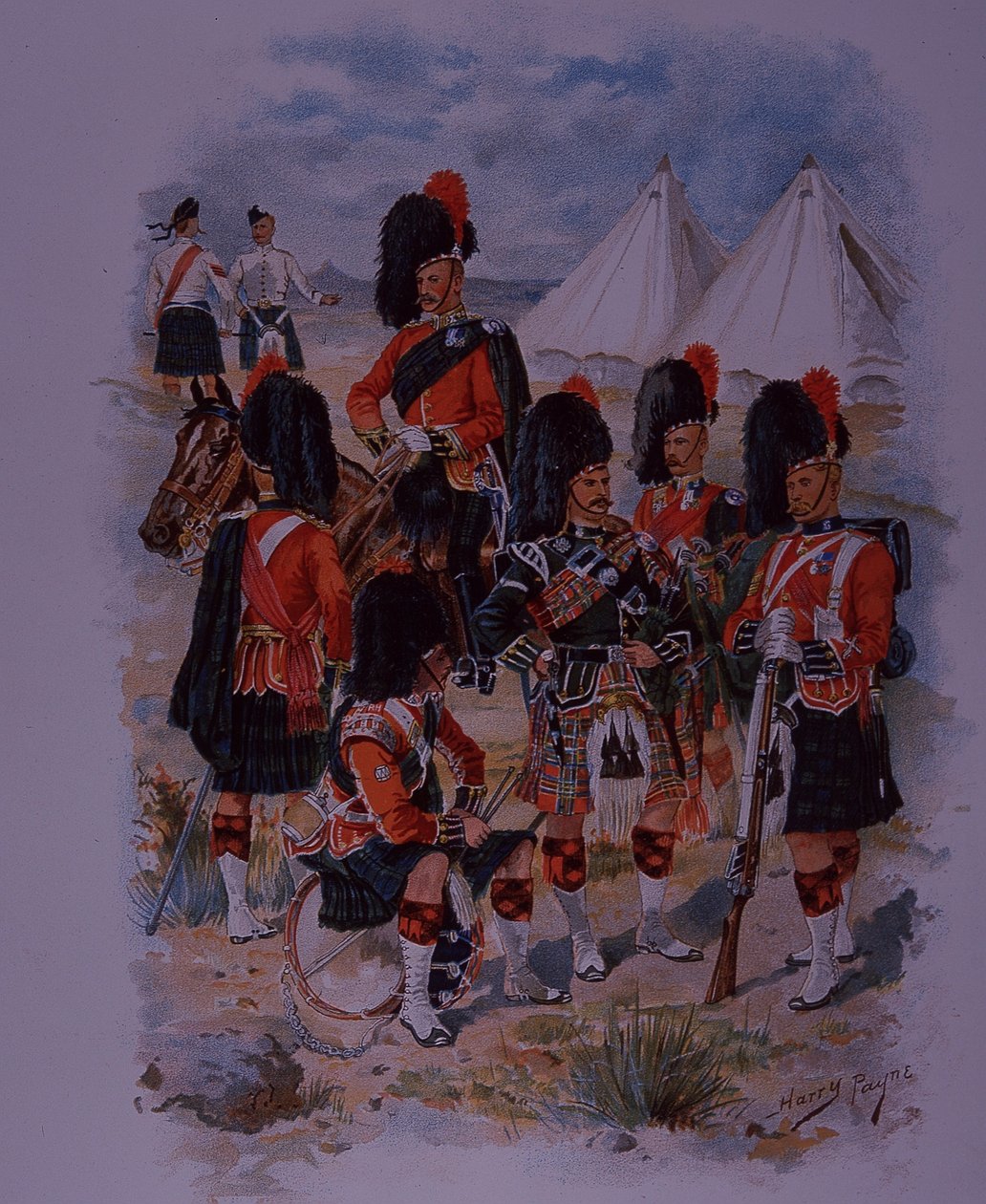 Czarny zegarek, 42. Królewscy Górale autorstwa Henry A. Payne