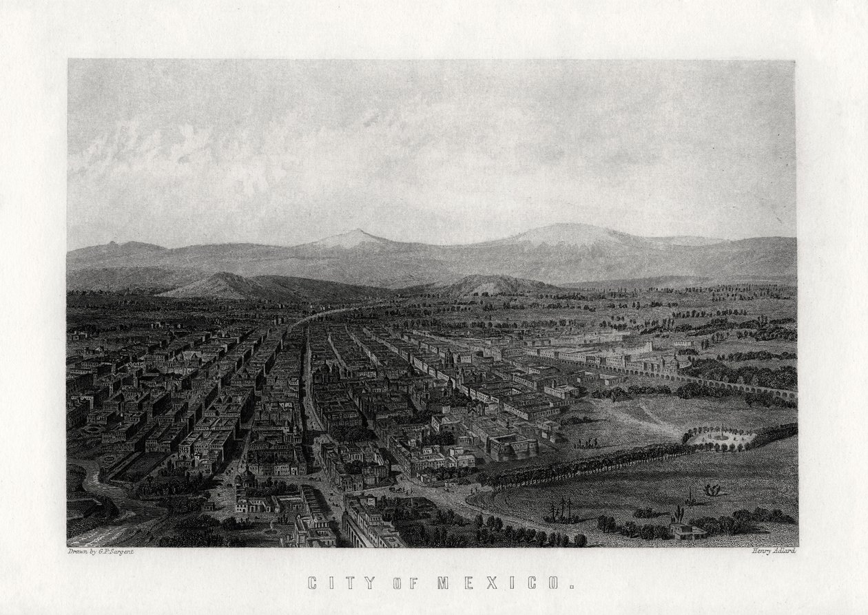 Miasto Meksyk, 1883 autorstwa Henry Adlard