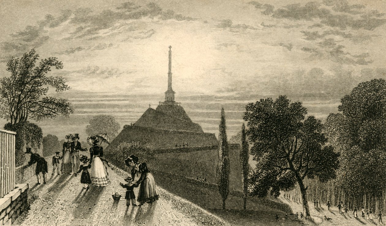 Wzgórze Danejohna, ok. 1829 r. autorstwa Henry Adlard