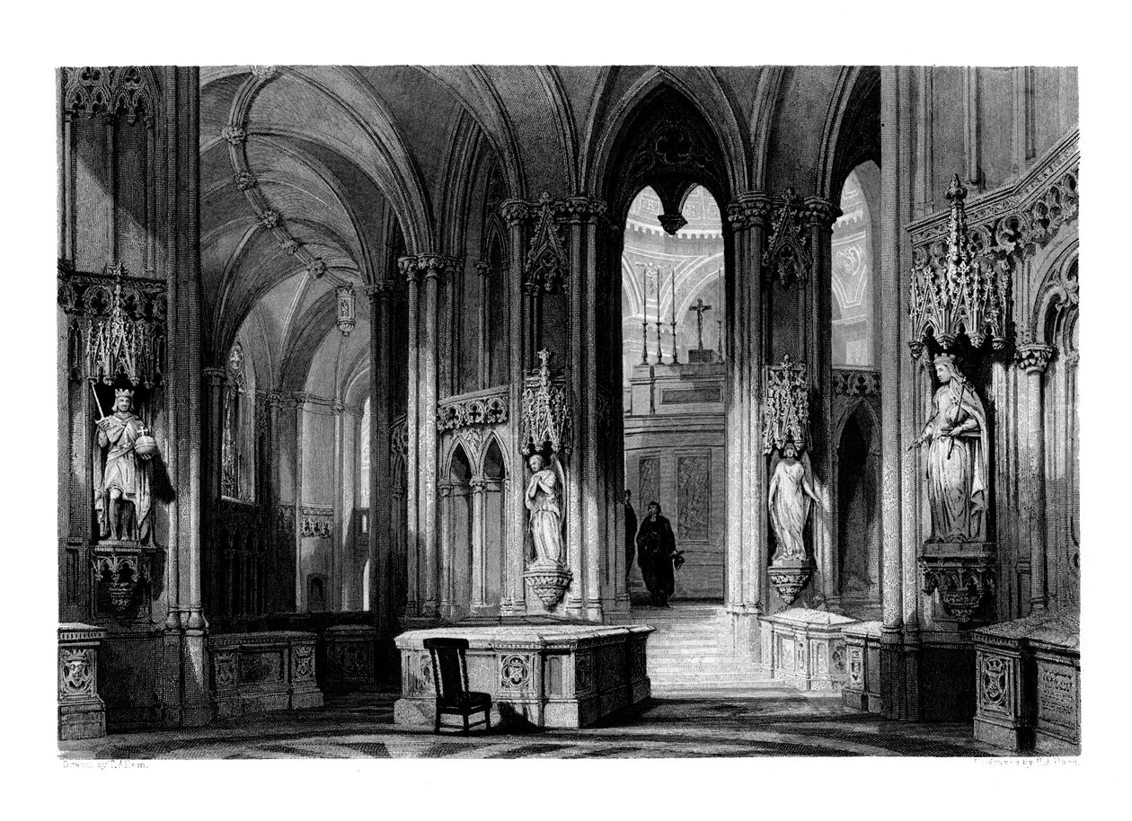 Mauzoleum rodziny Orleans, kaplica Dreux, Francja, 1875 autorstwa Henry Adlard
