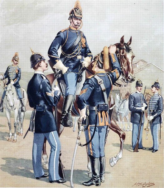 Kawaleria i piechota USA, pełny strój autorstwa Henry Alexander (after) Ogden