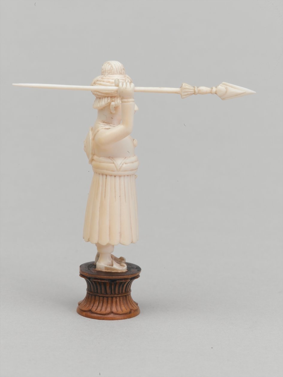 Czarny pionek, figura szachowa, Indie autorstwa Henry Alexander Ogden