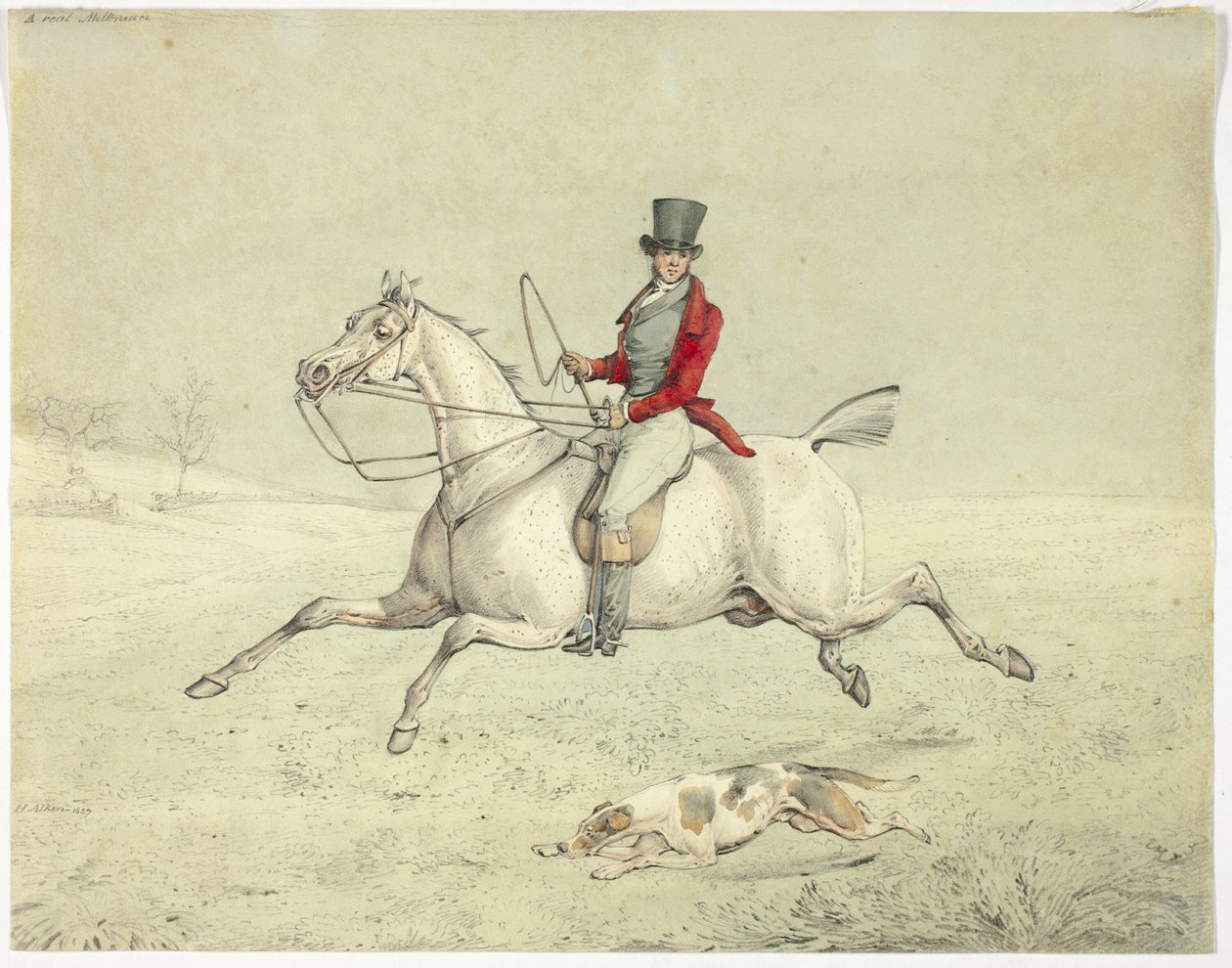 Prawdziwy miltonianin autorstwa Henry Alken