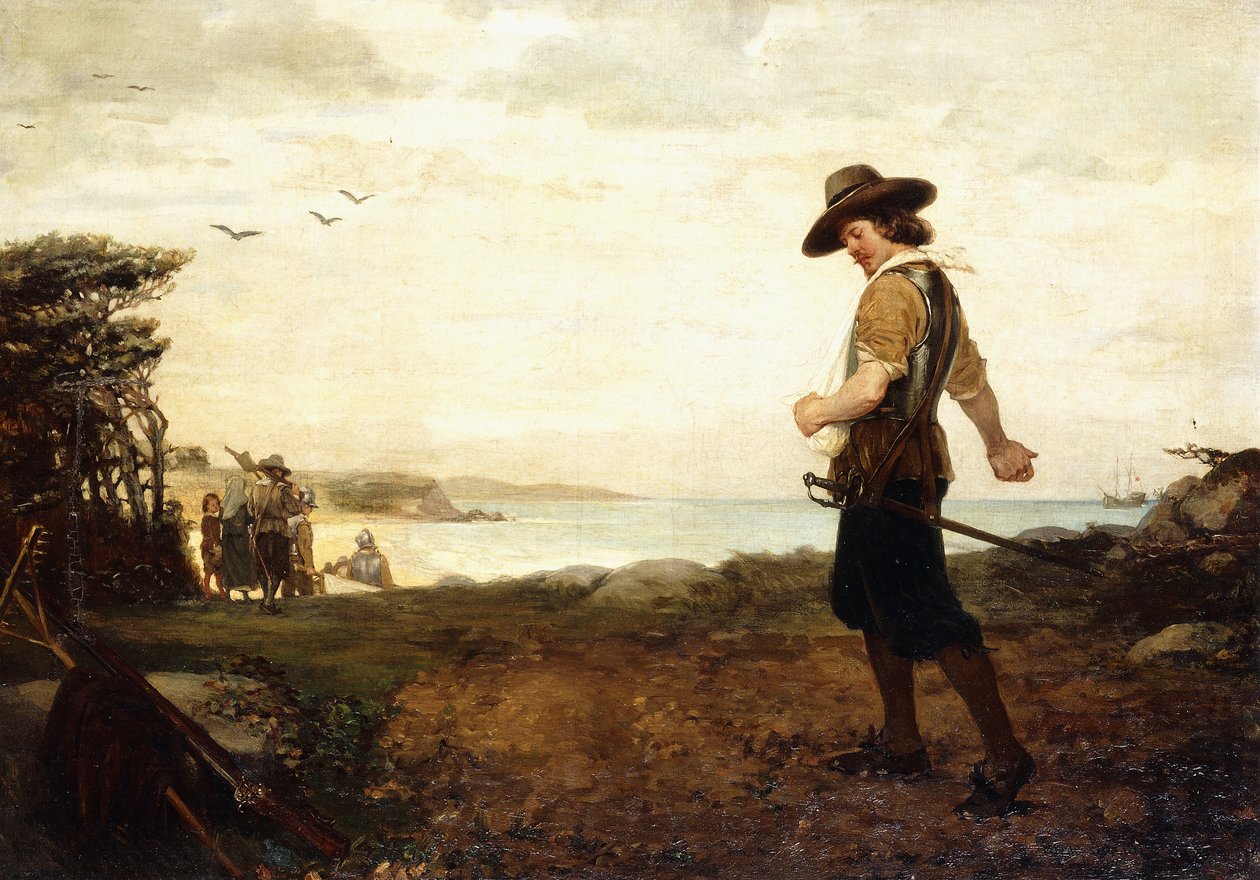 Pogrzeb Róży Standish, 1870 autorstwa Henry Bacon