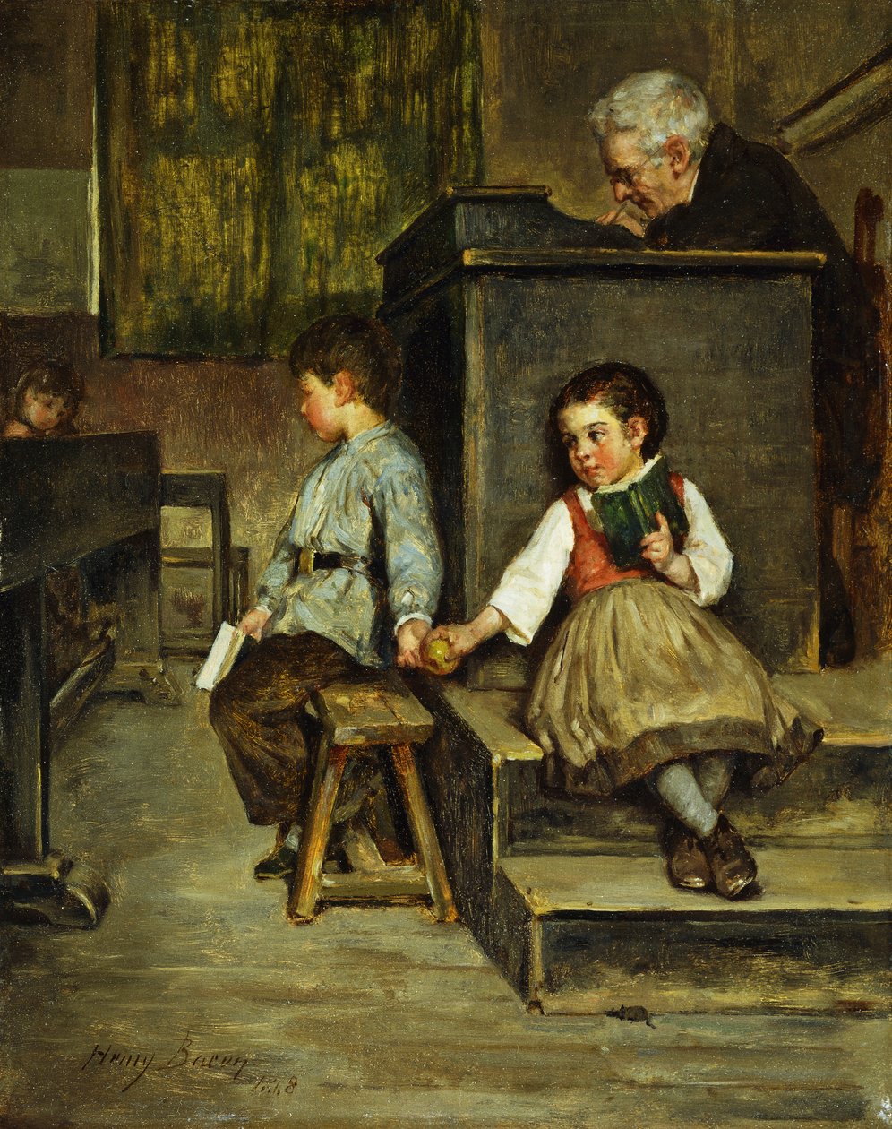 Sala lekcyjna, 1868 autorstwa Henry Bacon