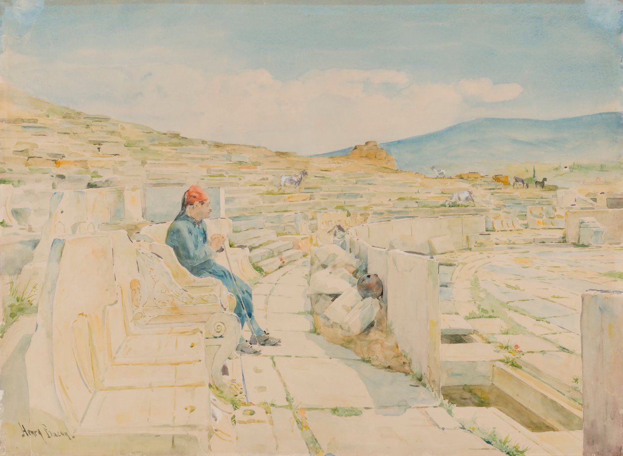 Teatr Dionizosa, 1839-1912. autorstwa Henry Bacon