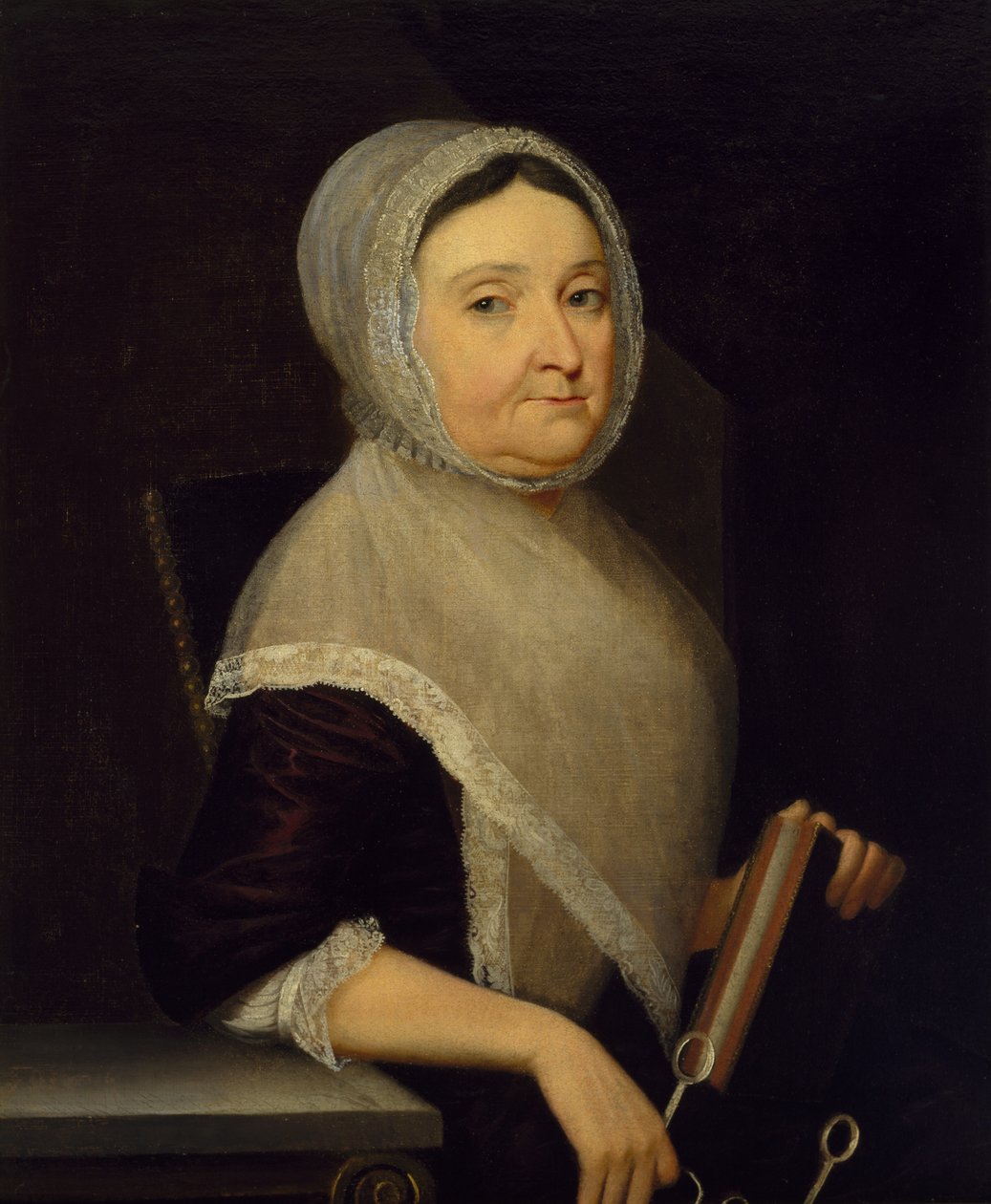 Portret pani Mary Cuthbert, ok. 1770-75 autorstwa Henry Benbridge