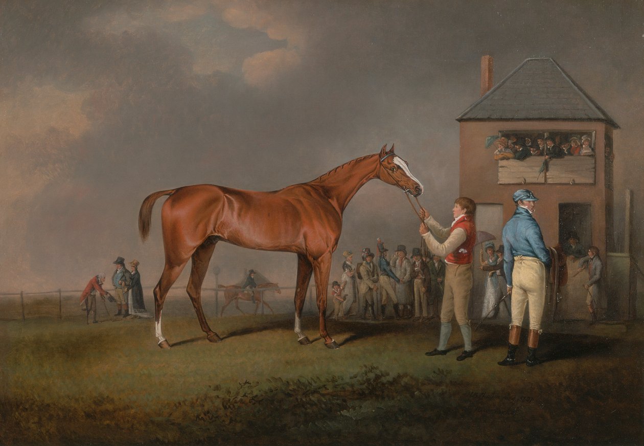 Quiz, po jego ostatnim wyścigu w Newmarket autorstwa Henry Bernard Chalon