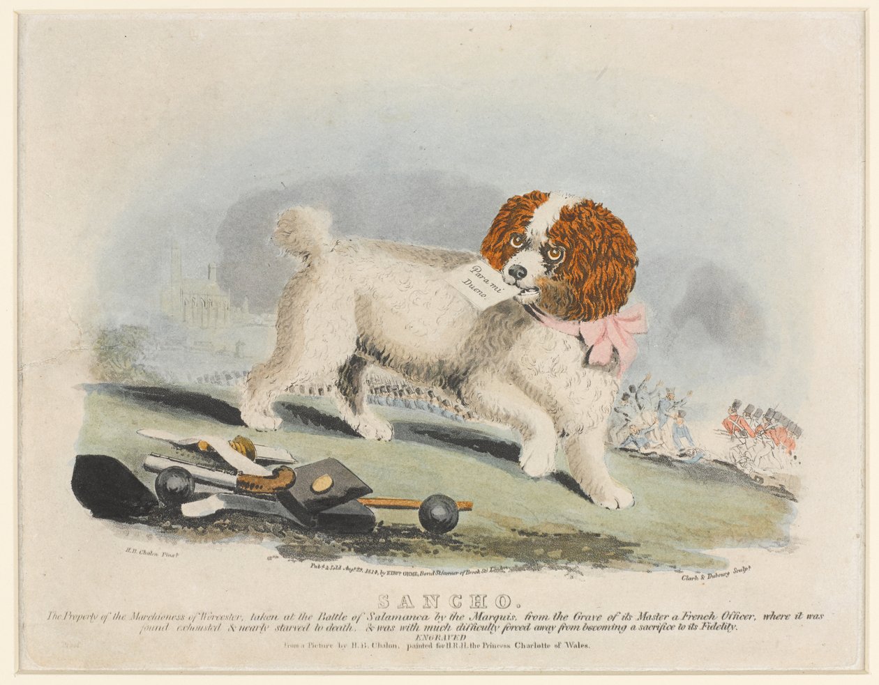 ?Sancho?, Bitwa pod Salamanką, 1812 r. autorstwa Henry Bernard Chalon