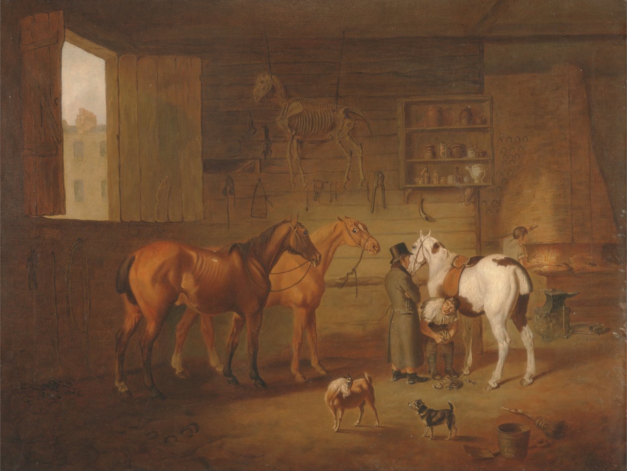 Sklep kowala autorstwa Henry Bernard Chalon