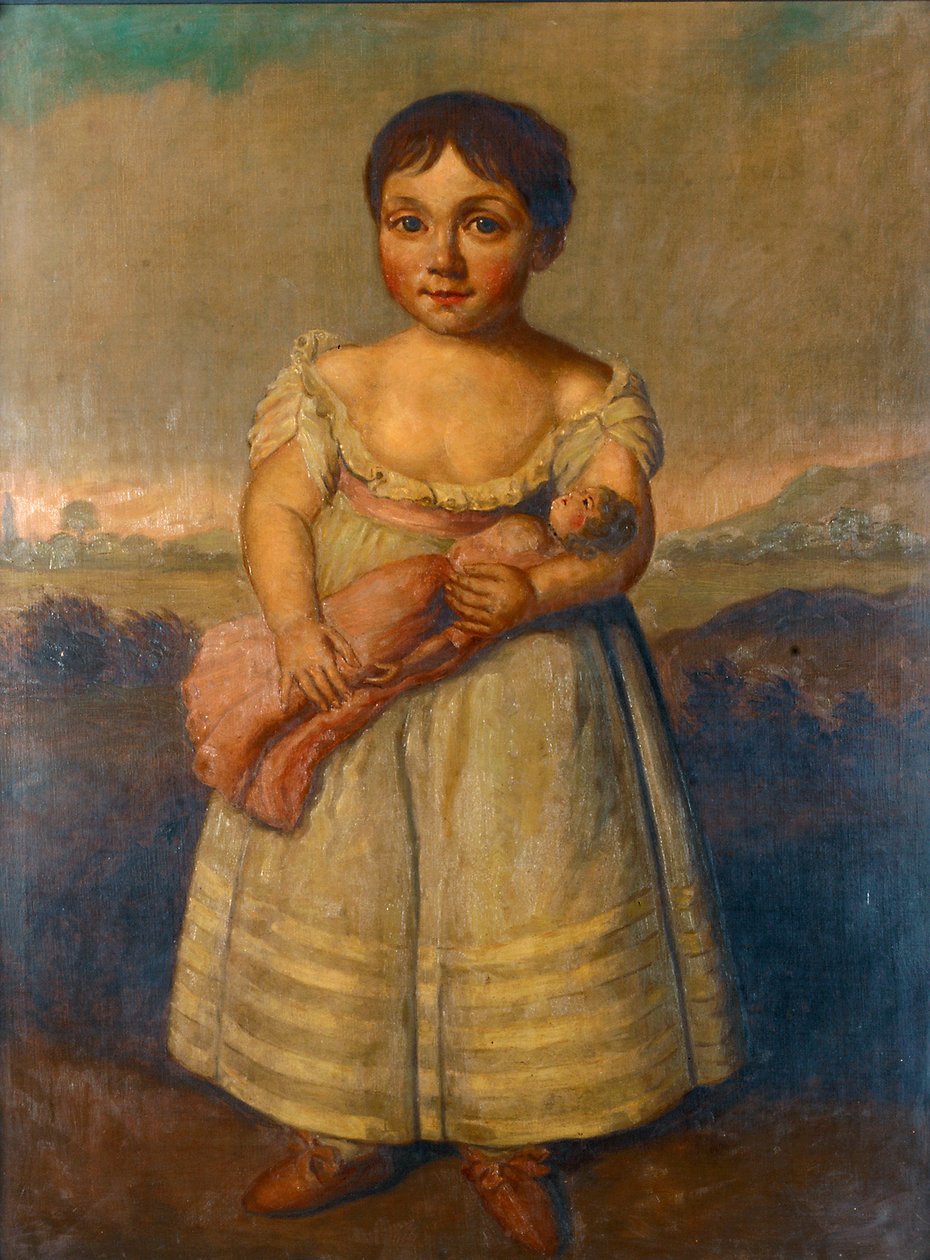 Horatia Nelson (1801-1881), ok. 1806 (olej na płótnie) autorstwa Henry Bone